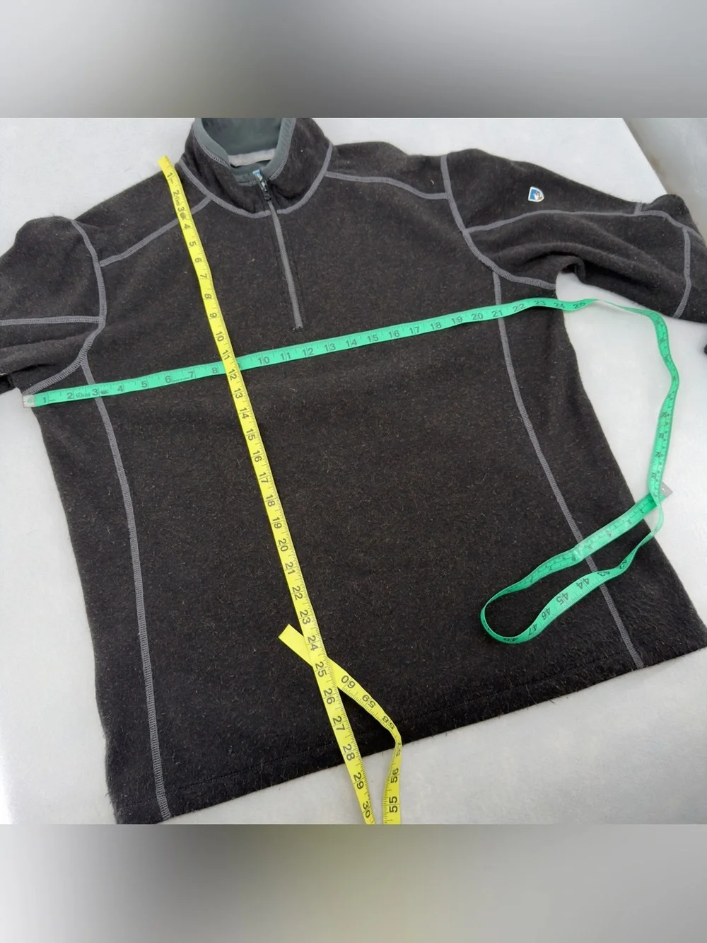 Kuhl Black Revel 1/4 Zip Pullover Sz XL Mens